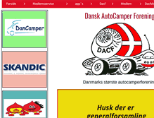 Tablet Screenshot of dacf.dk